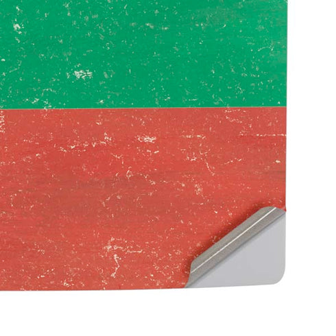 Bulgarian Flag Distressed PS5 Pro Disk Console Skin